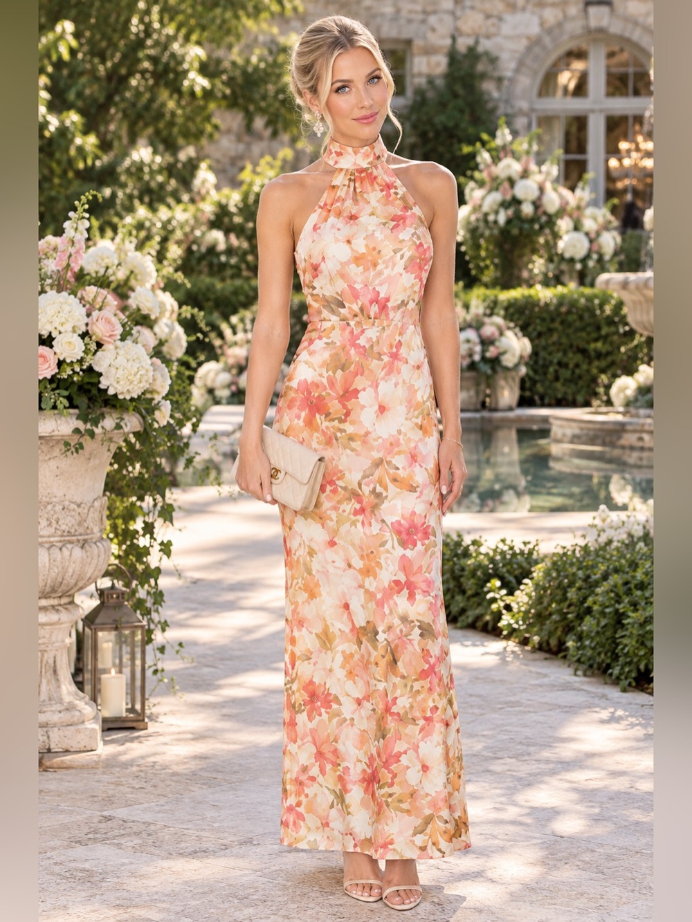 Significant Other
Lapis Dress in Watercolor Floral